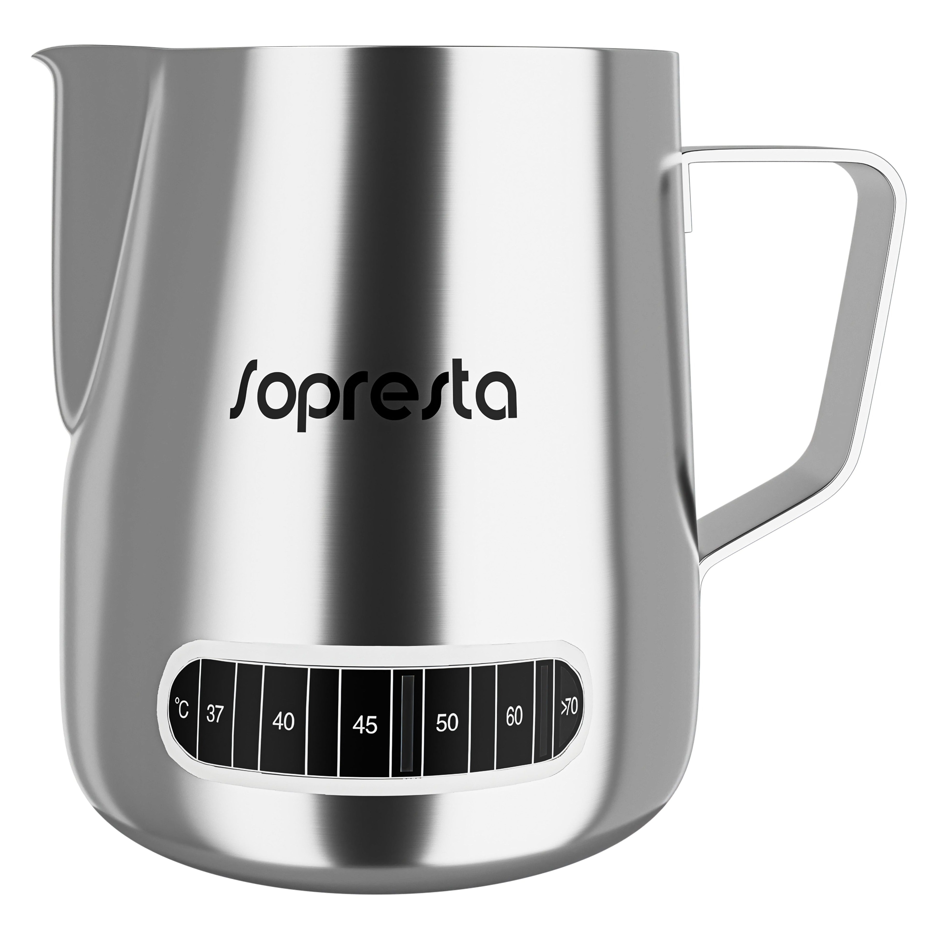 Sopresta mælkekande med temperatur måler - 600 ml