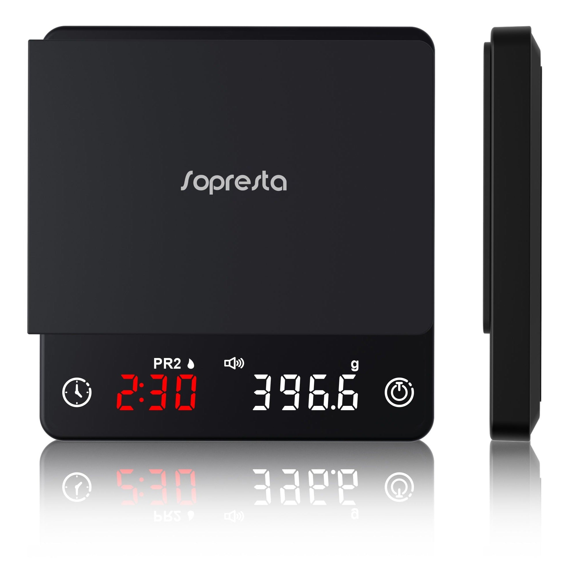 Sopresta Premium Micro Kaffevægt - SCS-004 - Sort